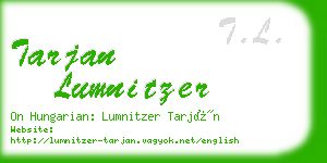 tarjan lumnitzer business card